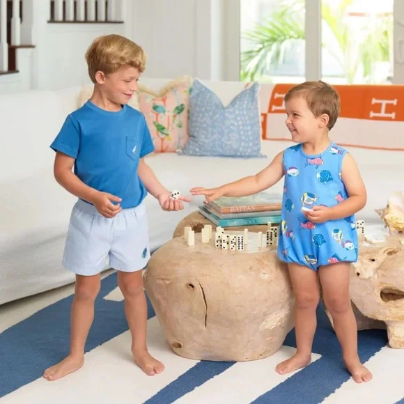 Beaufort Bonnet TBBC Boy/Girl Patton Play Bubble Here Fishy Fishy HTF! RARE! 3T - Picture 6 of 10